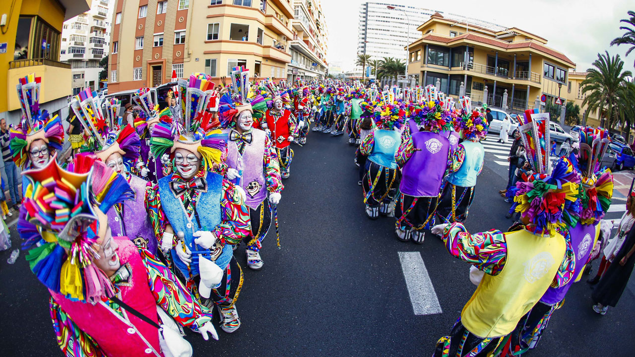 Murga Los Chancletas en la Gran Cabalgata del Carnaval de Las Palmas de Gran Canaria 2015