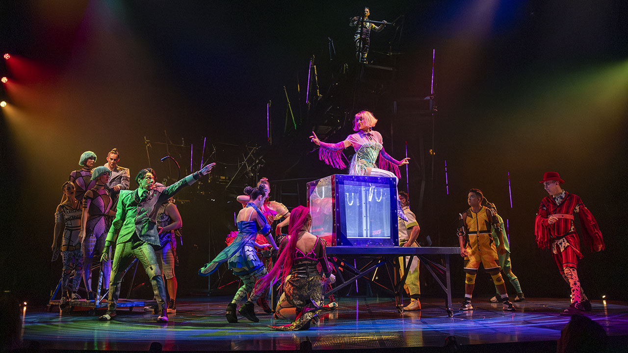 Imagen del espectaculo BAZZAR del Cirque du Soleil. Foto de: Cirque du Soleil