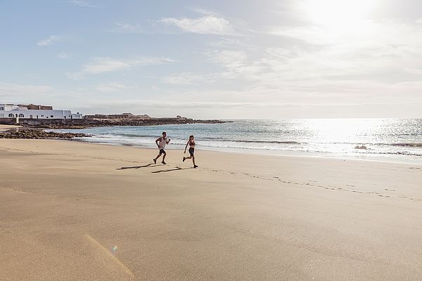 Playa: Running en la playa en Gran Canaria