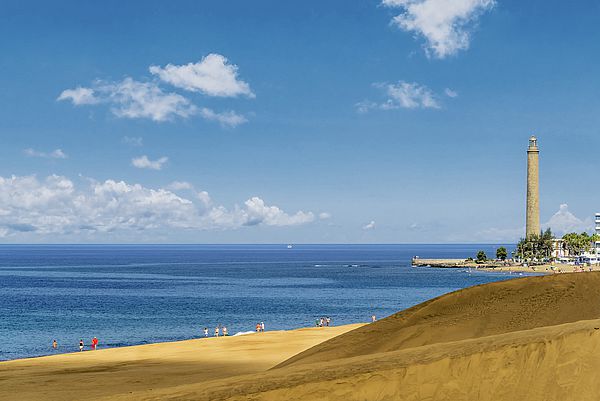 Faro de Maspalomas, en el sur de Gran Canaria