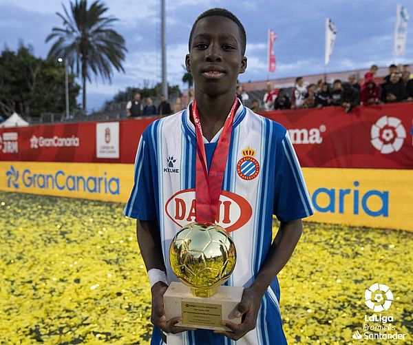 Jugador en el Torneo Internacional LaLiga Promises