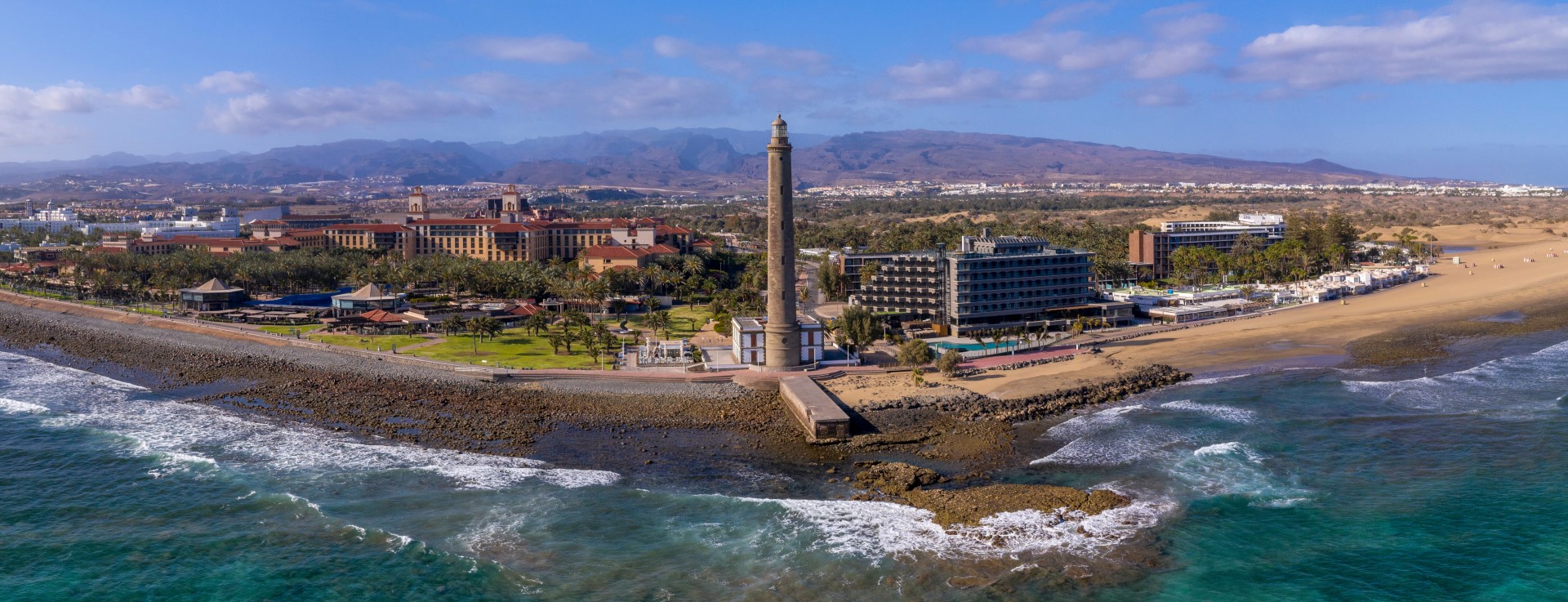 Panoramic view of Maspalomas